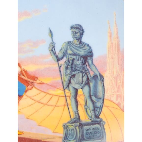 The Vision Of Leonardo Man's Dream Of Flight Year 1982 Plate 8 1/2" Wall Decor - Picture 3 of 15